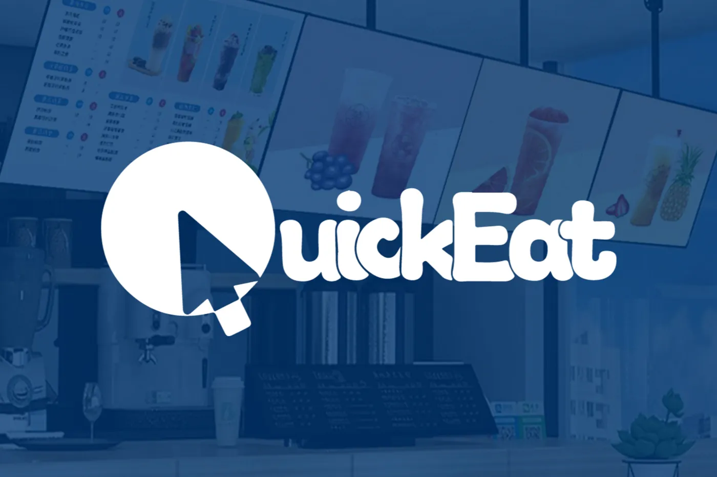 L’identité QuickEat en vitrine