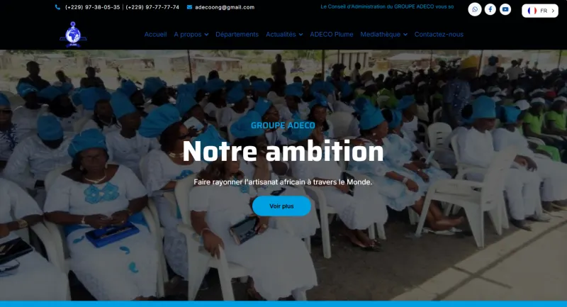 Refonte du site web du GROUPE ADECO